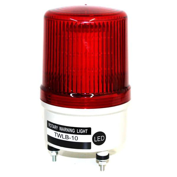 Baliza Emergencia Rotativo Led+Buzzer-24V color rojo