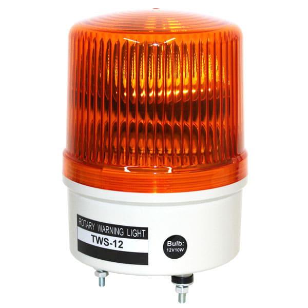 Baliza Emergencia Rotativo 120mm -220V Naranja