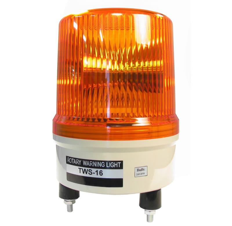 Baliza Emergencia Rotativo 160mm 110VCA Naranja