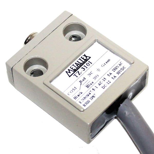 Interruptor fin de carrera Metálico con cable -Actuador pino
