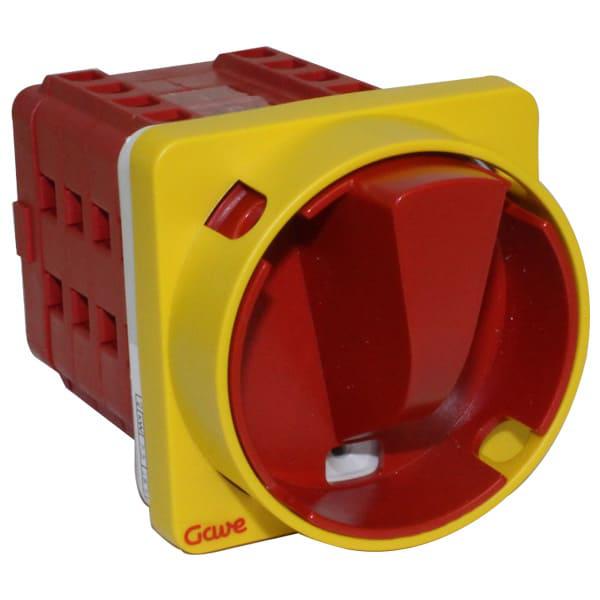 Interruptor de conmutación para atierramiento tiemporario 50A-3 Posiciones montaje frontal