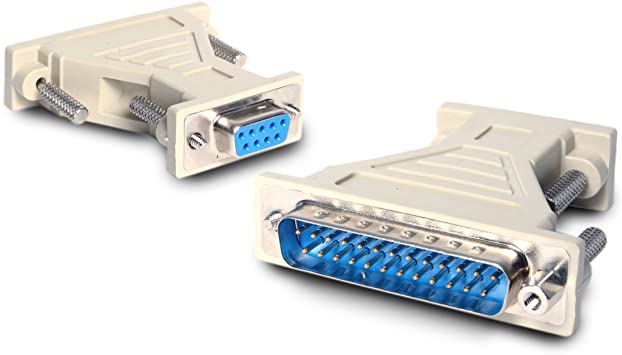 Adaptador DB9 a DB25 Serial RS232
