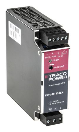 FUENTE PODER 24V MODELO TSP090-124VOLTAJE DE ENTRADA 110 VOLT , SALIDA 24 VDC,  AMPERAJE 3,5 AMPS.