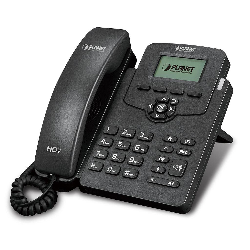 HD POE IP Phone, SIP2.0, HD Voice, 132*64 LCD, 1 SIP Lines,