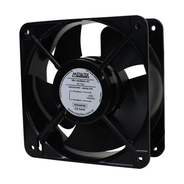 Ventilador CA, 80x80x25mm, 110/220VCA, 2400/2800RPM, rodamiento