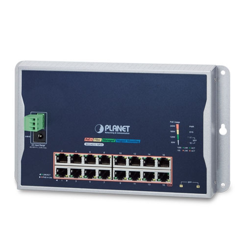 Switch Industrial Gestionado WGS-4215-16P2S 16 Puertos 10/100/1000T