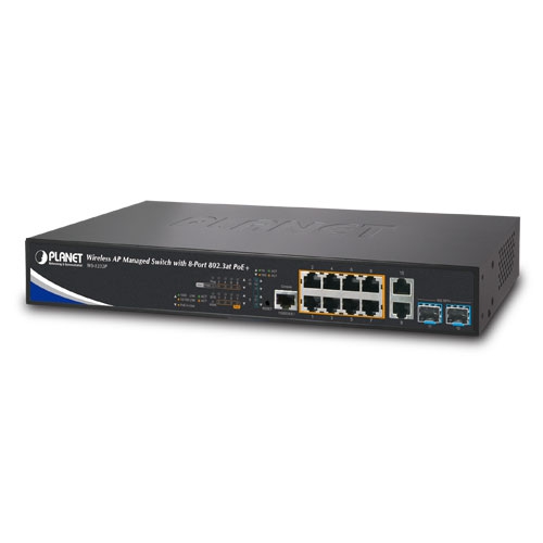 Switch Gestionado Access Point Inalámbrico 8 Puertos 802.3at PoE 