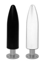 Antena banda ancha tipo bala con base deck blanco