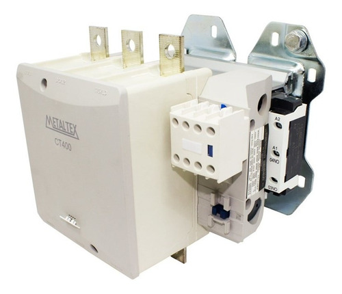 Contactor Tripolar 400A/AC3 Bobina 220VCA Auxiliar 2NA+2NC