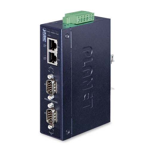 Servidor de Dispositivo Serial Industrial 2 Puertos RS-232/RS-422/RS-485