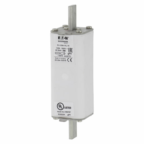 Fusible 125A, curva gPV, tamaño 2XL, 1500VDC max.