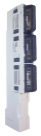 Base vertical desconectable, 3 polos, BTVC-DT1 NH-00 100mm 800V M8/A2 s/ACCES.TC