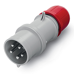 ENCHUFE MACHO VOLANTE 3P+T IP66/IP67 125A 6h 380-415V