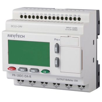 PLC programable por software 6DI,6DI-AI,  6 OUT DC12V-DC24V  Rievtech