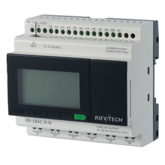 PLC programable por software PR-18AC-R-N