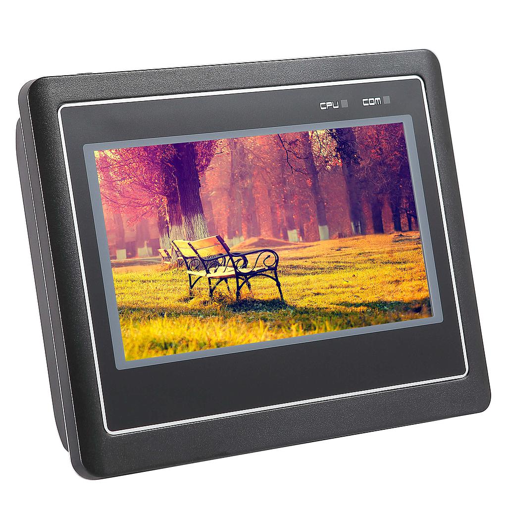 Pantalla HMI Rievtech 4.3" TFT LCD Serial