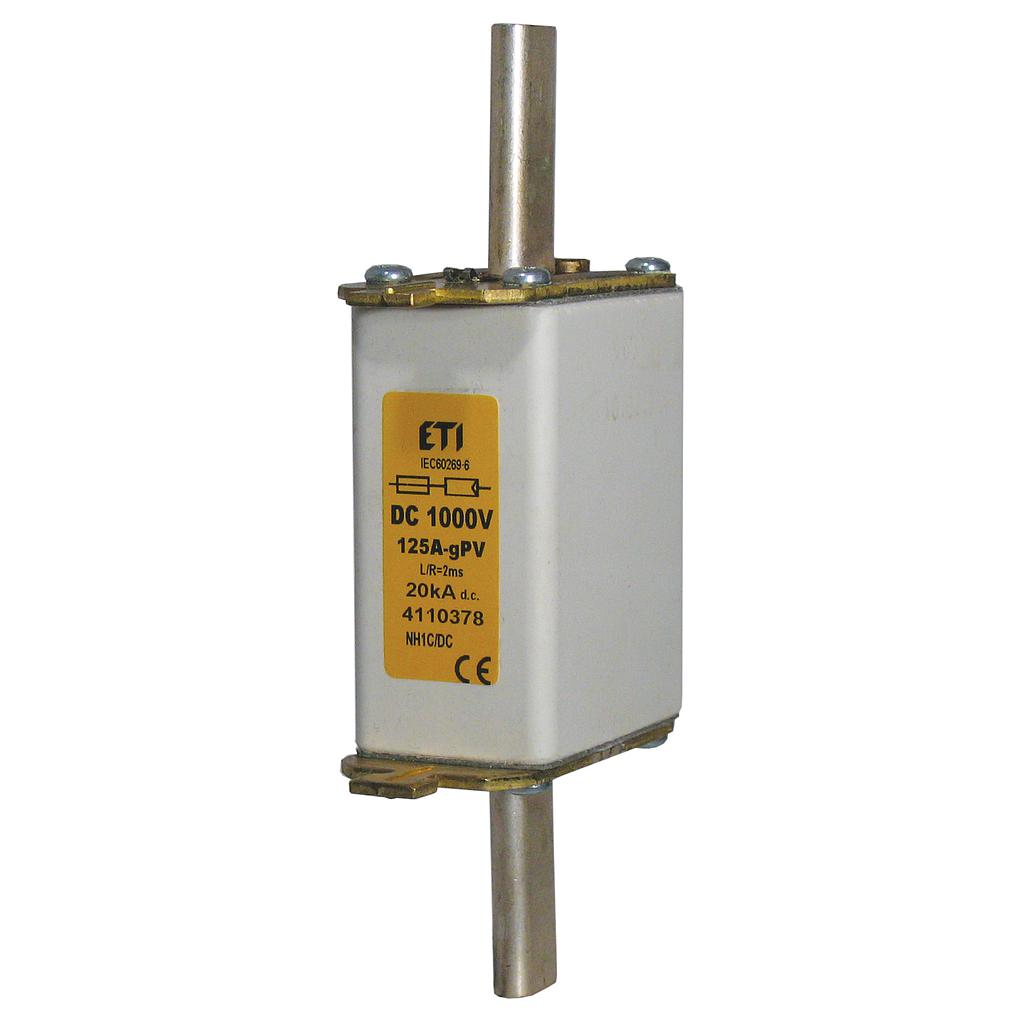 Fusible 200A, 1000VDC curva gPV, tamaño NH1