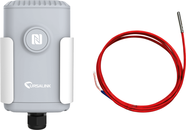 Sensor Lorawan con batería para PT100 -50~800°C