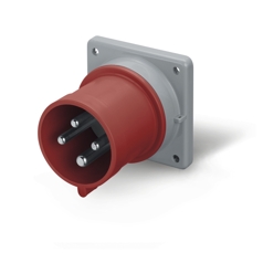 ENCHUFE MACHO FIJO 3P+N+T IP44 32A 6H 346/415V