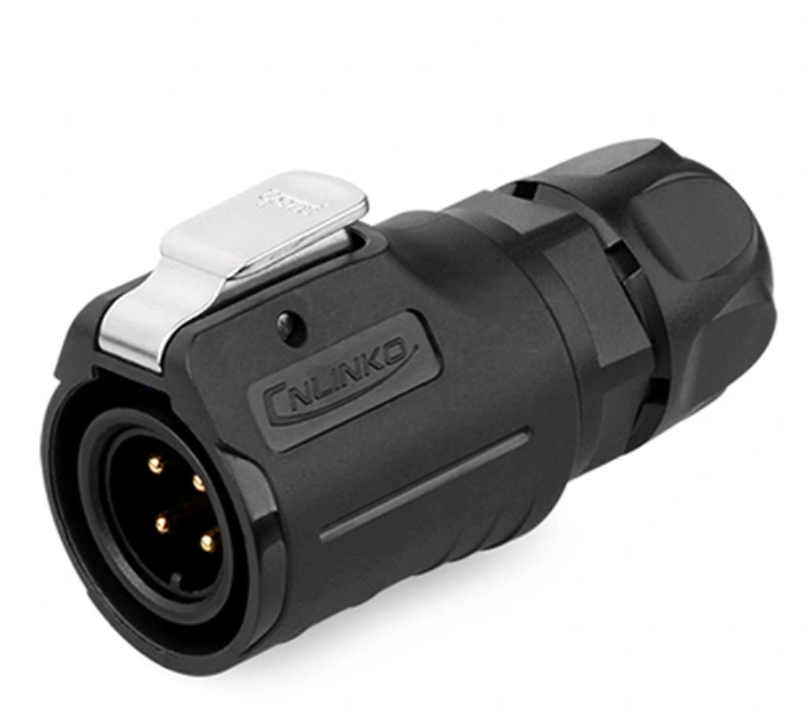 Conector Serie LP-16 Macho 4 Pines Plug Soldar CNLINKO