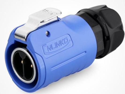 Conector Serie LP-20 Macho 2 Pines Plug Soldar CNLINKO