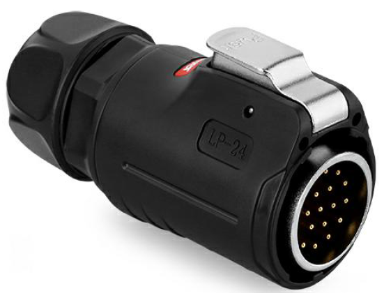 Conector Serie LP-24 Macho 19 Pines Plug Soldar CNLINKO