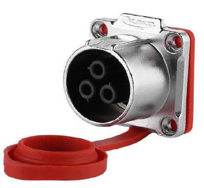 Conector Serie LP-24 Hembra 3 Pines Socket Soldar CNLINKO