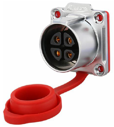 Conector Serie LP-24 Hembra 4 Pines Socket Soldar CNLINKO