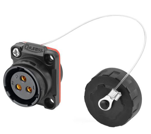 Conector Serie YM-20 Hembra 3 Pines Socket Soldar CNLINKO