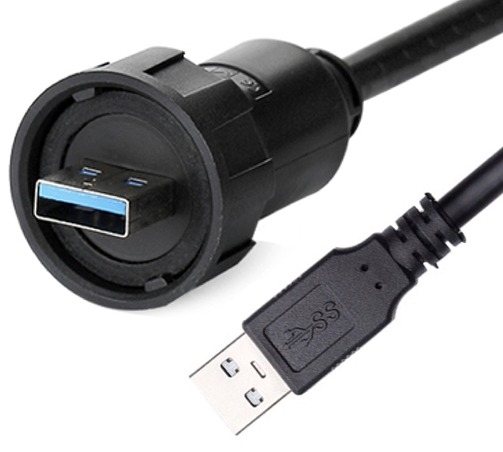 Conector Serie YU-USB USB 3.0 Cable 1metro plug CNLINKO