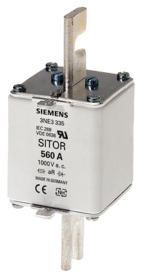 Fusible Siemens SITOR 710A, AC 900V, SIZE 2/110MM