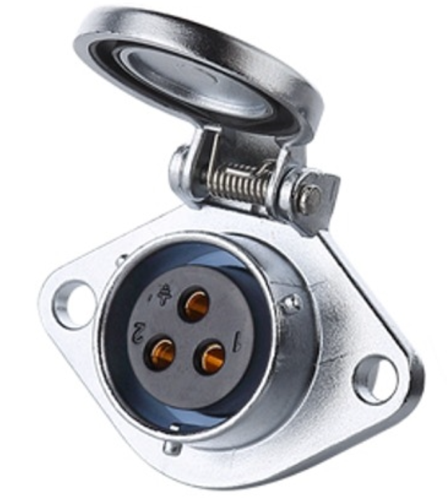 Conector Serie YA-20 hembra socket 3 Pines Soldar CNLINKO