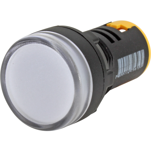 Piloto LED 22mm 24VCC/VCA Blanco