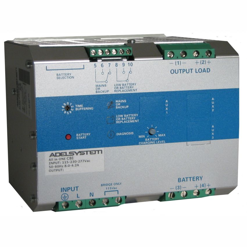 UPS en DC riel din MODBUS entrada 115~230VAC salida 24V 20A