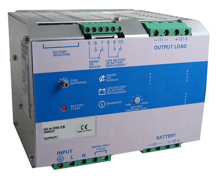 UPS en DC riel din MODBUS entrada 115-230VAC salida 48V 10A