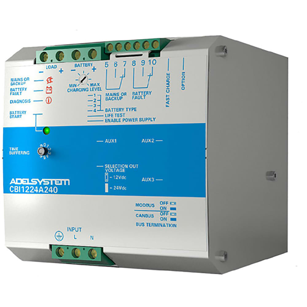 UPS en DC riel din MODBUS entrada 115~230VAC salida 12-24V 280W