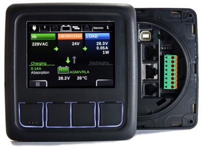 Monitor de UPS y alarmas SNMP, MODBUS, TCP/IP 3.5" 