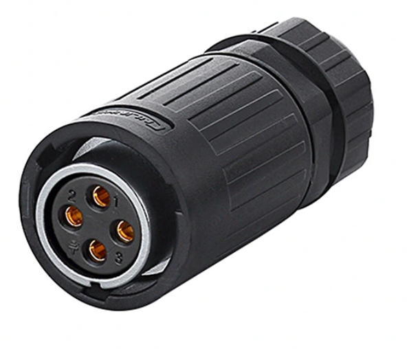 Conector Serie YA-20 hembra volante 4 Pines Soldar CNLINKO