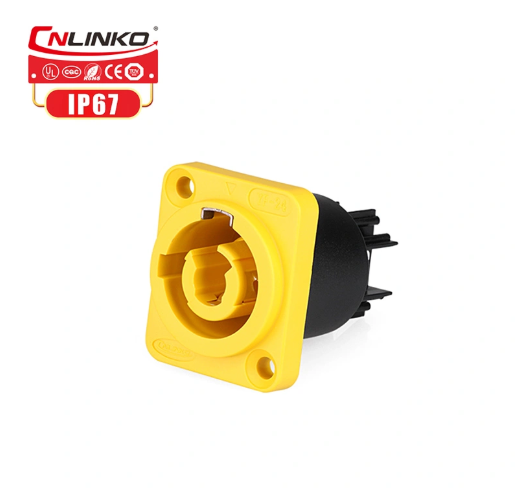 Conector Serie YF-24 Hembra 3 Pines Socket Soldar CNLINKO