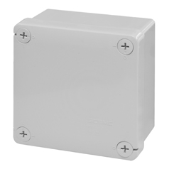 CAJA DE DERIVACION ESTANCA LISA IP55 GW 650°C 100x100x50mm,  gris