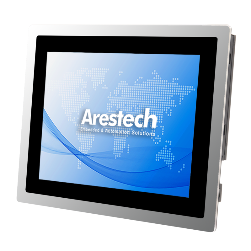 15" 4:3 (1024 x 768), 300 nits, Stainless Steel 316 IP65 front panel, with 5-Wired Resistive Touch, 1 VGA, USB interface, DC 12~24V, Phoenix connector