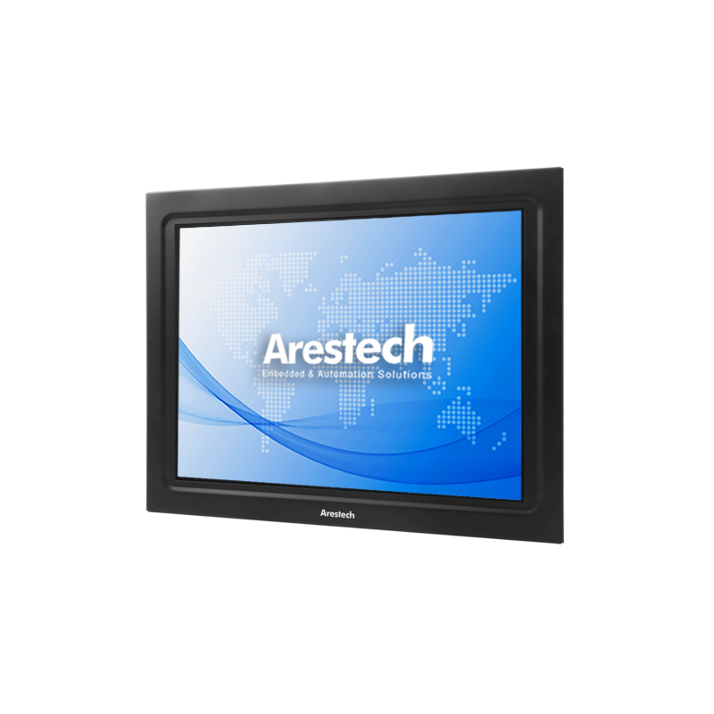 17" 4:3 (1280 x 1024), 350nits, Fanless Pane PC with Intel Core i5-4300U CPU,5-wire resistive Touch, 4 USB 3.0, 2 RS-232, 2 RS-232/422/485, 8-bit DIO, Line out, Mic in, 2 GbE, 2 HDMI, DC 9-36 V, Phoenix Connector