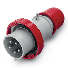 ENCHUFE MACHO VOLANTE 3P+N+T IP66/IP67 16A 6h 346-415V