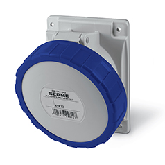 ENCHUFE HEMBRA P/EMPOTRAR 2P+T IP67 32A 6h 200-250V FIJACION 84X106mm