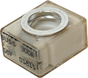 Fusible tipo terminal para baterias,  uso marino (MRBF), 100A, máx. 58VDC