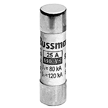 Fusible Marca Bussmann; 1A;14x51mm; Curva gG; 690VAC