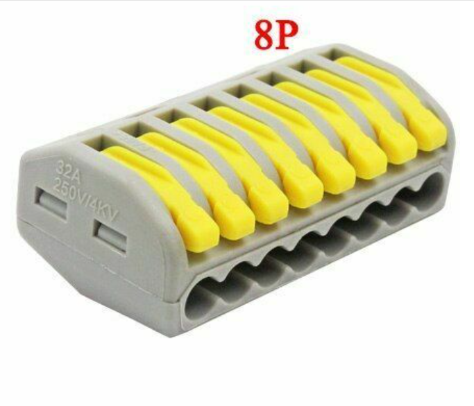 Conector tipo Wago 8 Pines 32A