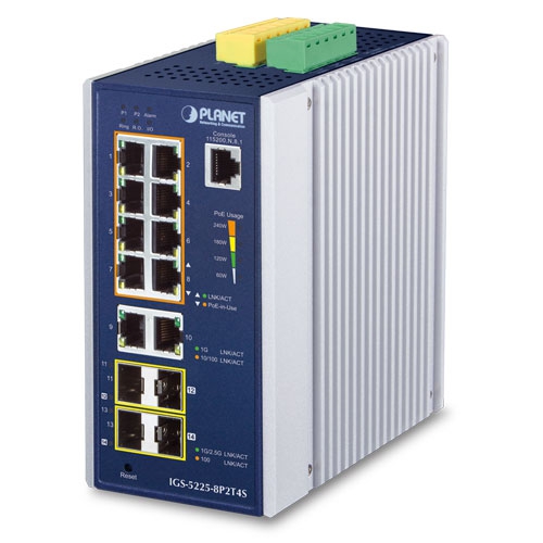 Switch Industrial 	IGS-5225-8P2T4S