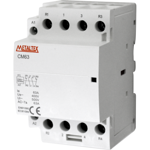 Contactor modular bipolar 63A Bobina 230VCA Contactos 2NA