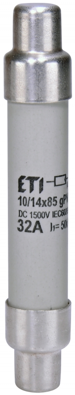Fusible 25A, curva gPV, DC 1500V;  10/14 x85mm; UL